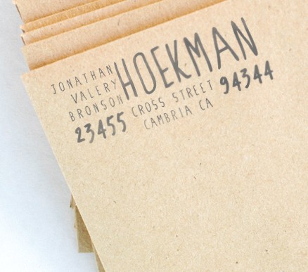 FAMILY Personalized Return Address Stamp