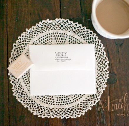 BOLD Custom Design Return Address Stamp