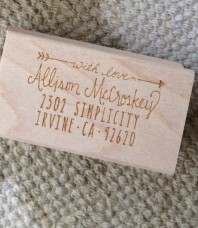 ARROW Custom Design Return Address Stamp