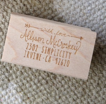 ARROW Custom Design Return Address Stamp